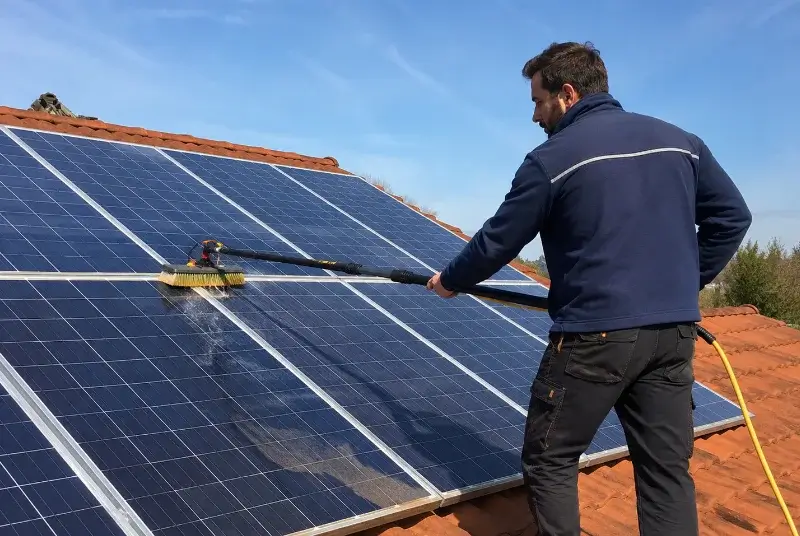 Nettoyage et entretien de panneaux solaires à Monestier